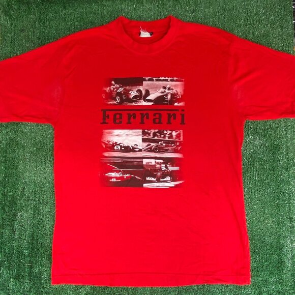 Vintage Y2K Ferrari Racing Shirt Formula 1 Uno F1 Team Tee - Picture 1 of 5